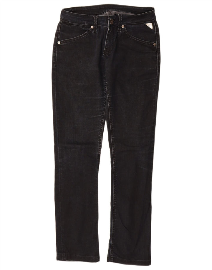 Replay Dame Skinny Jeans W27 L29 Marineblå