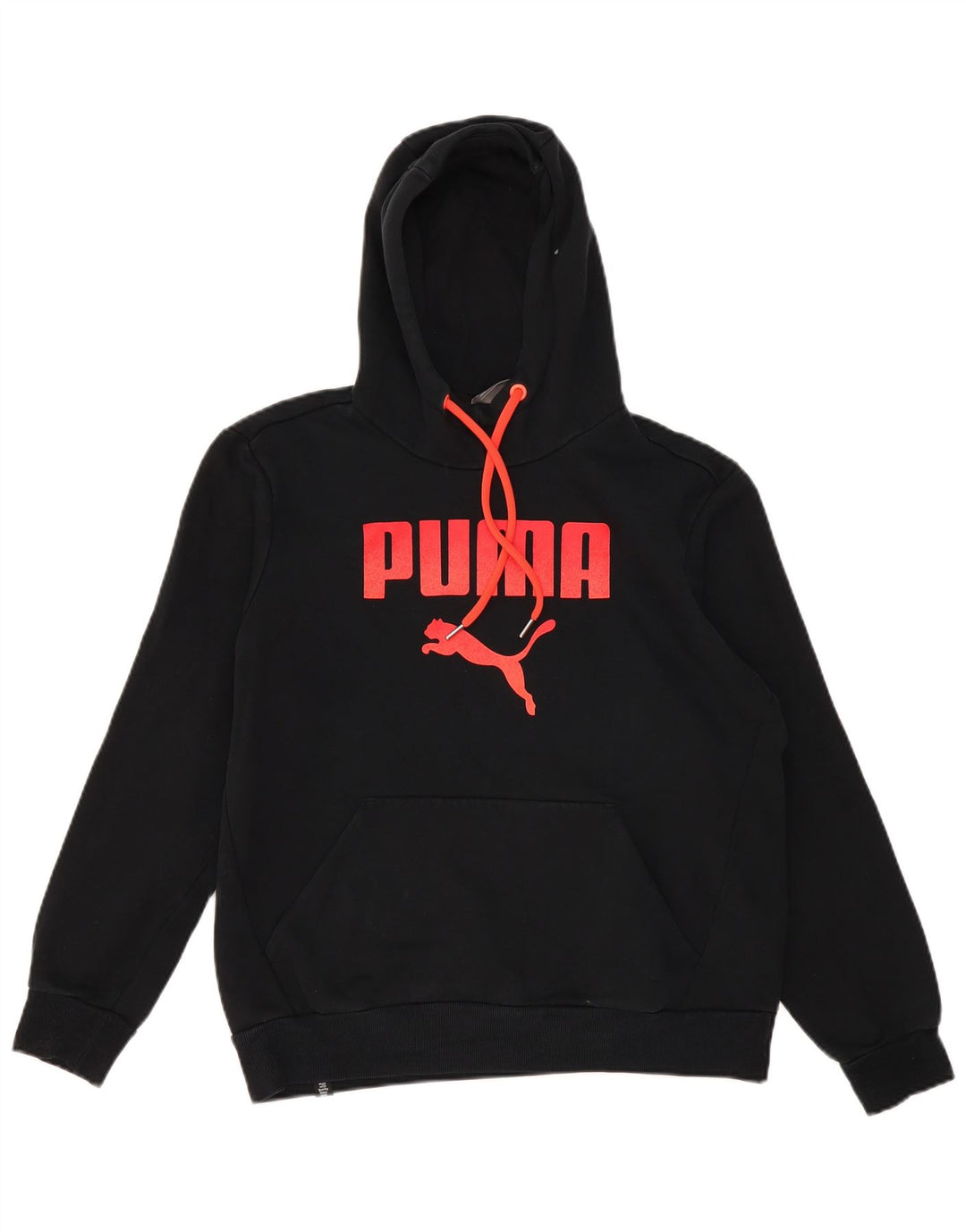 Puma Grafisk hættetrøje til mænd mellem sort bomuld