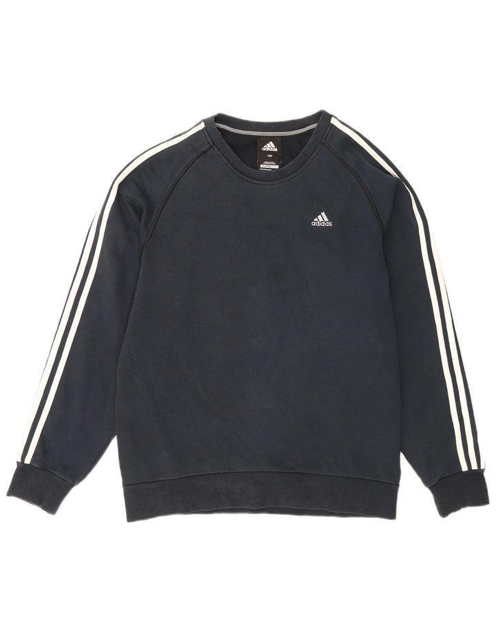 Adidas Herre Clima 365 Sweatshirt Jumper lille marineblå bomuld