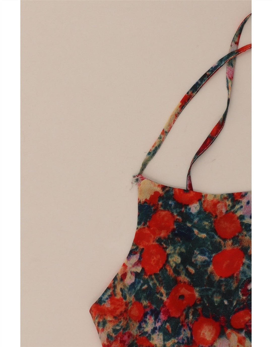Oasis Dame Cami Top UK 10 Small Multicolored Floral Polyester