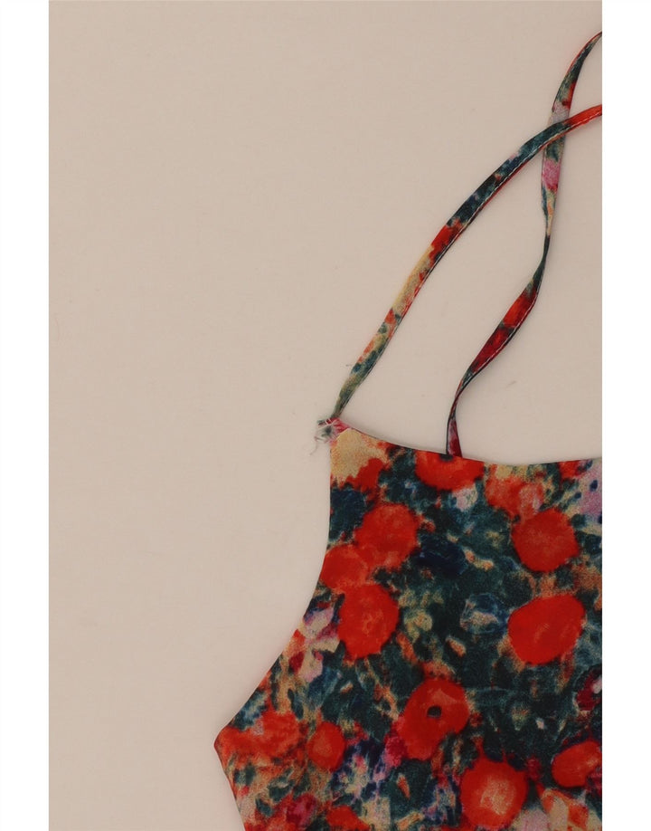 Oasis Dame Cami Top UK 10 Small Multicolored Floral Polyester