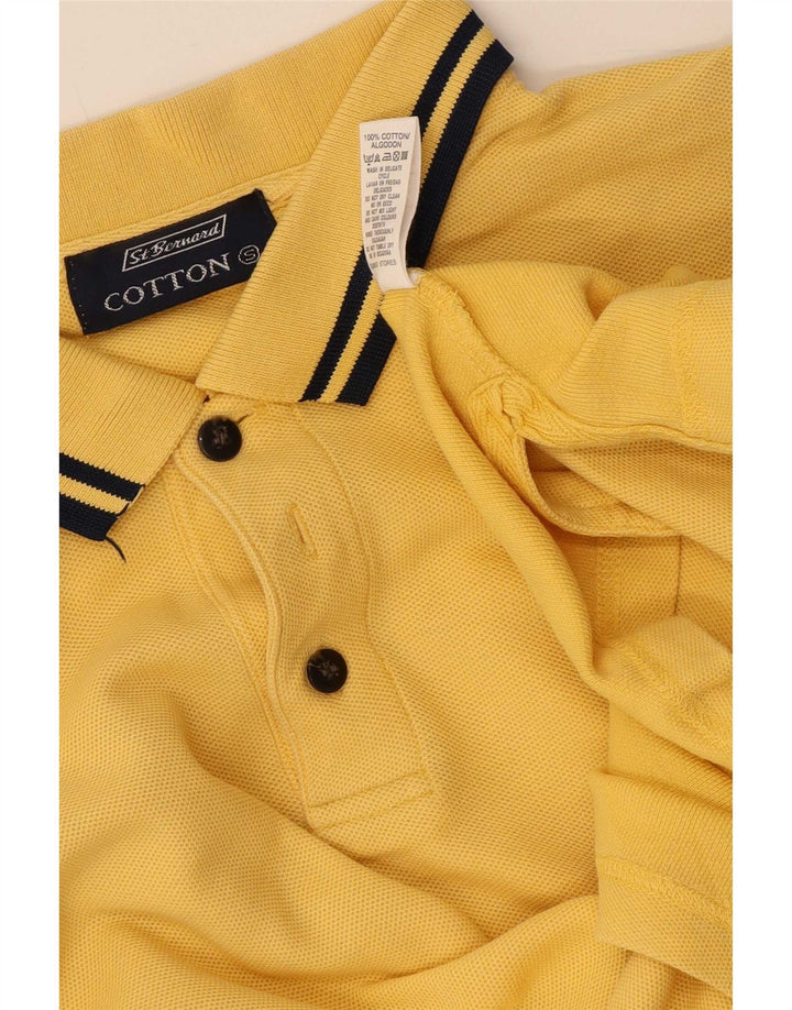 St. Bernard Polo shirt til mænd Lille gul bomuld