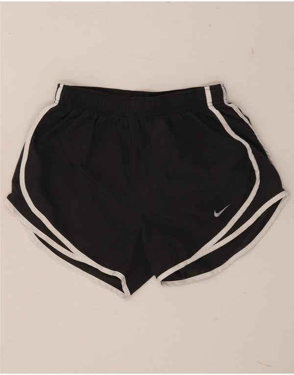 Nike Dame Dri Fit Sport Shorts UK 8 Small Grå