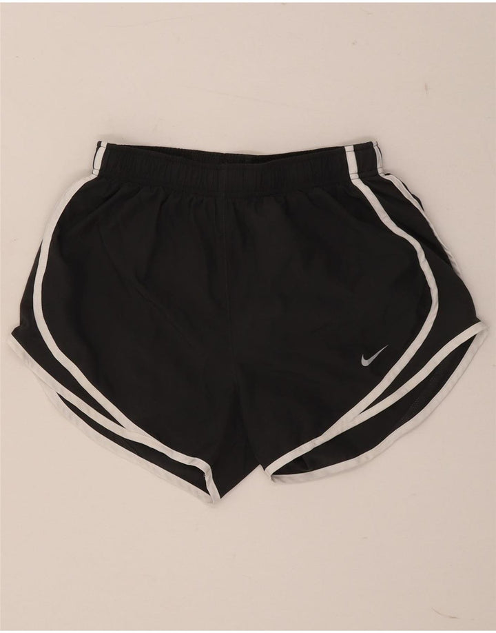 Nike Dame Dri Fit Sport Shorts UK 8 Small Grå