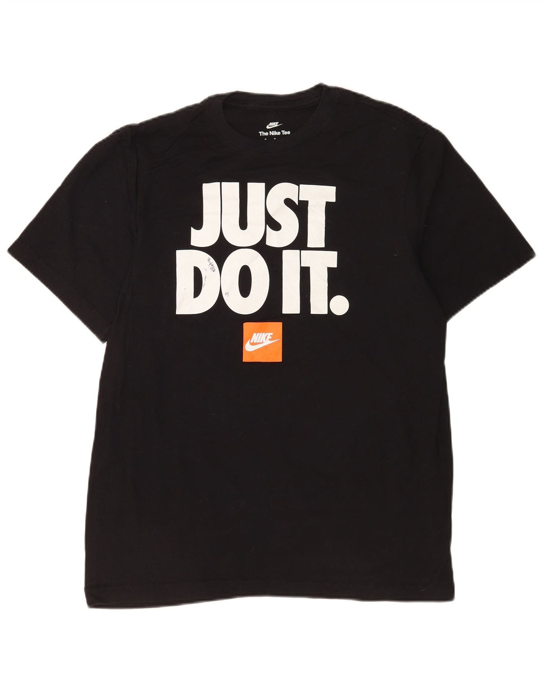 Nike Herre grafisk T-shirt Top Medium Sort Bomuld