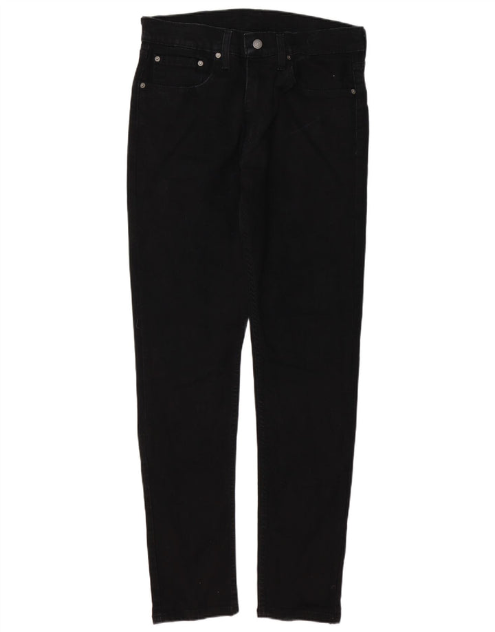 LEVI'S Herre 512 Slim Tapered Jeans W34 L32 Sort Bomuld