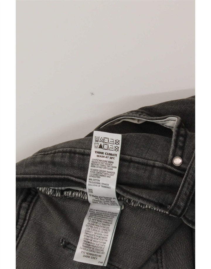 Marks & Spencer Straight Jeans til mænd W32 L29 Grå bomuld
