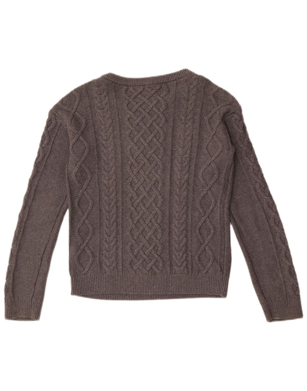 Gap Girls Boat Neck Jumper Sweater 11-12 År XL Grå Bomuld