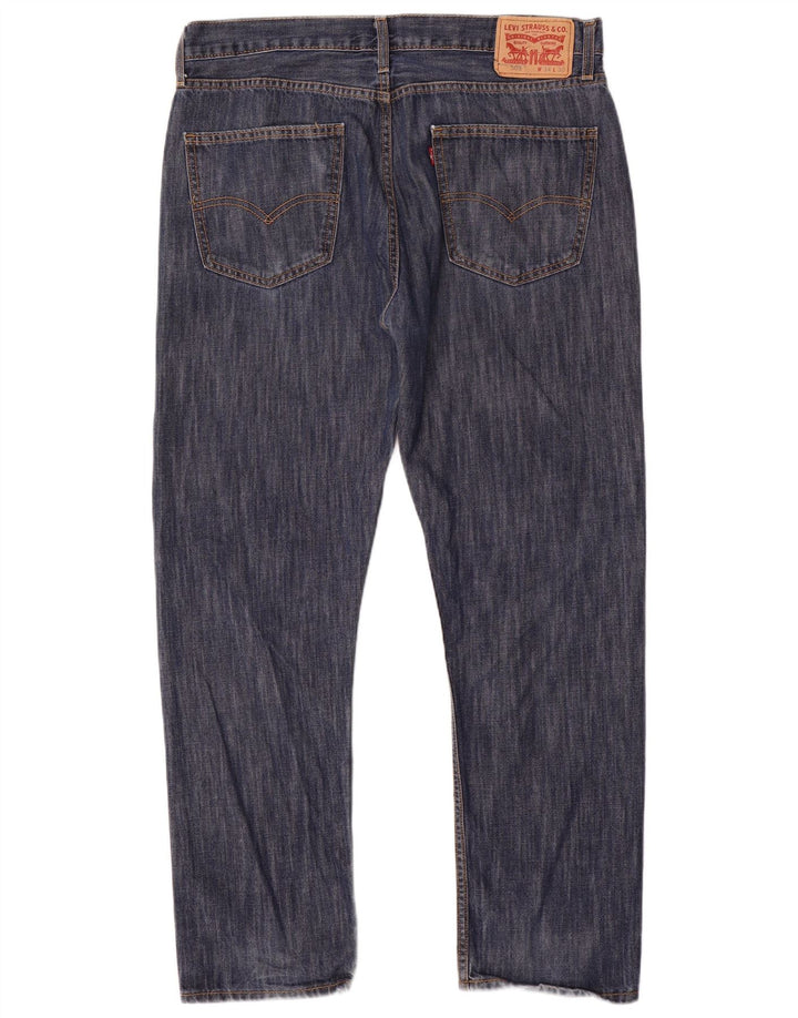 Levi's Herre 508 Regular Tapered Jeans W34 L30 Navy Blue