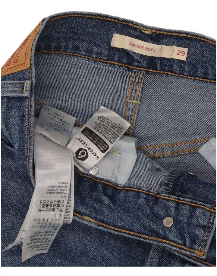 Levi's Dame Ribcage Bootcut Jeans W29 L31 Blå Bomuld