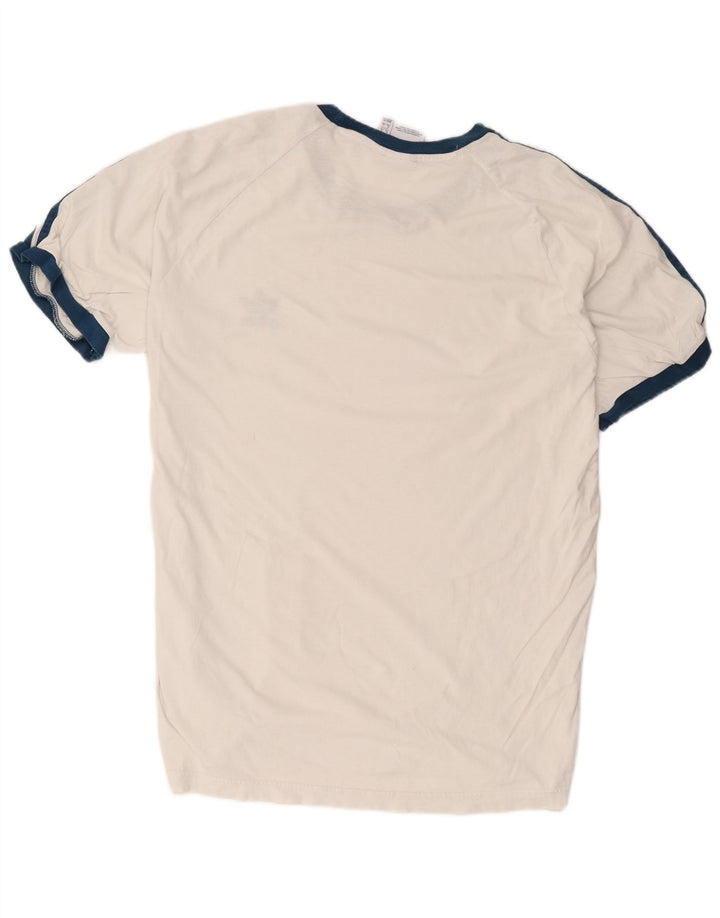 Adidas Herre T-Shirt Top 2XL Hvid Bomuld