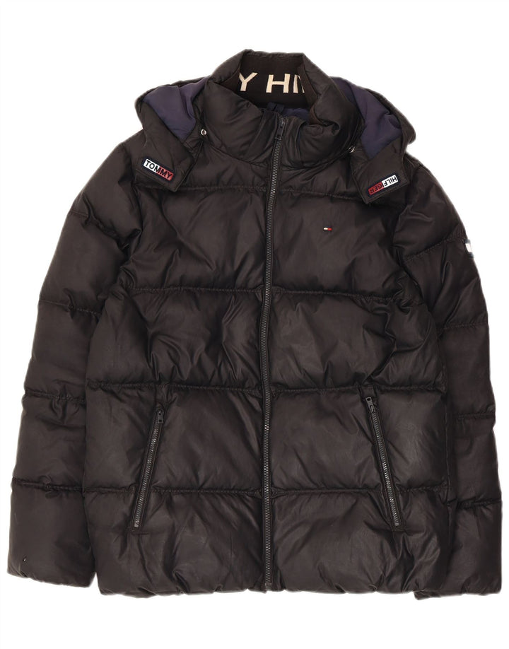 Tommy Hilfiger drenge hættepolstret jakke 13-14 år sort polyester