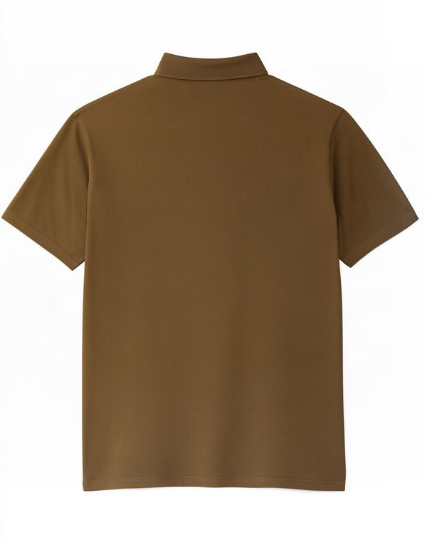 Napapijri herre poloskjorte 2XL Khaki Bomuld