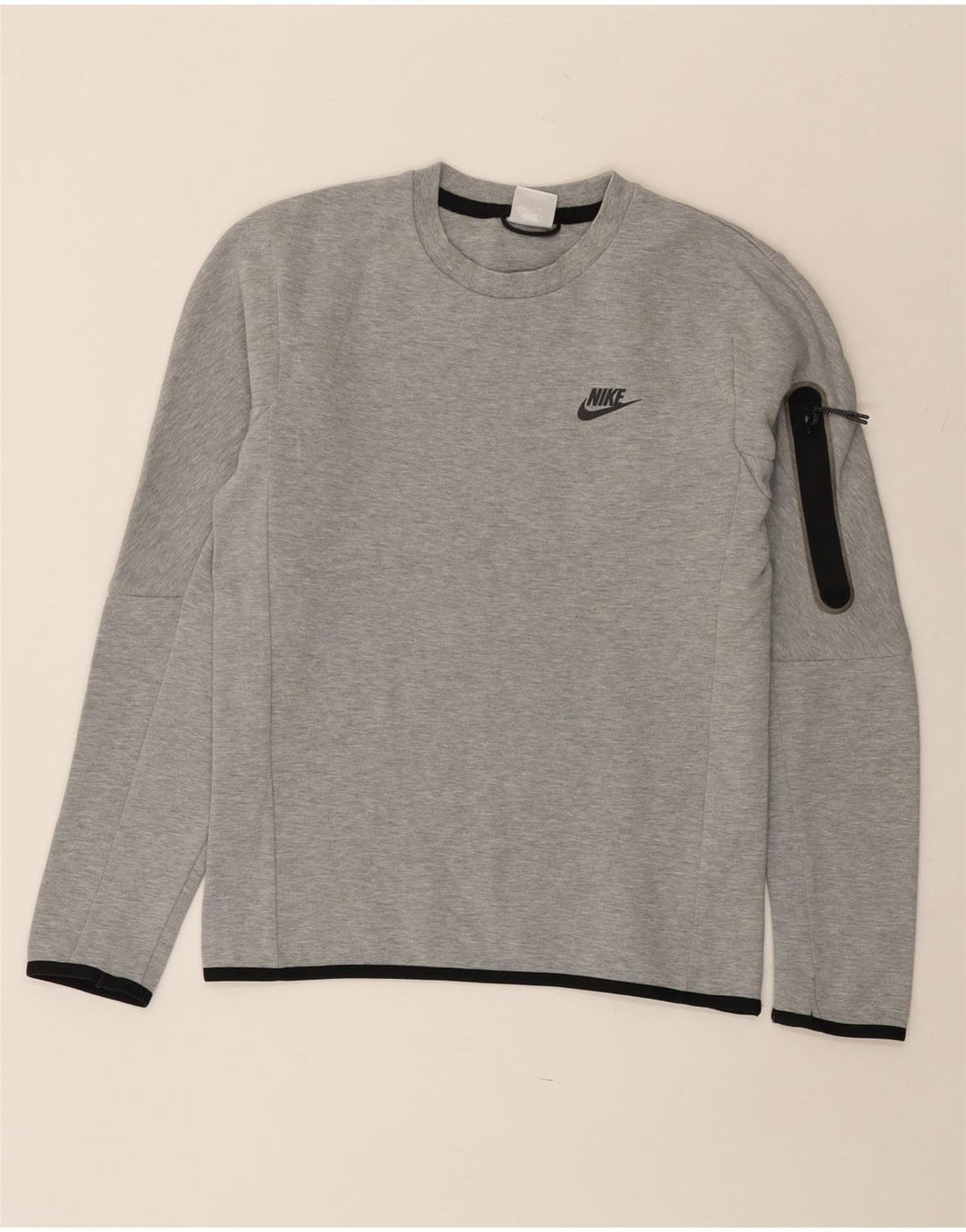 Nike Sweatshirt til mænd XS Grå Flecked Bomuld