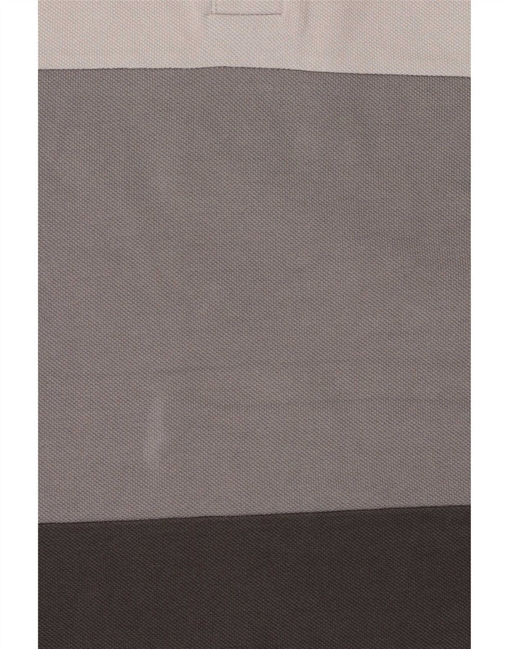 Nike Polo Shirt til mænd, lille grå Colourblock Bomuld