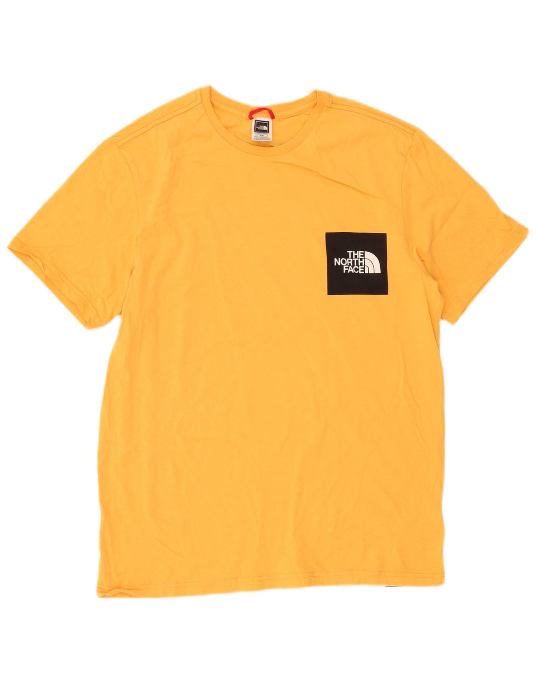 The North Face Herre grafisk T-shirt Top Medium Gul Bomuld