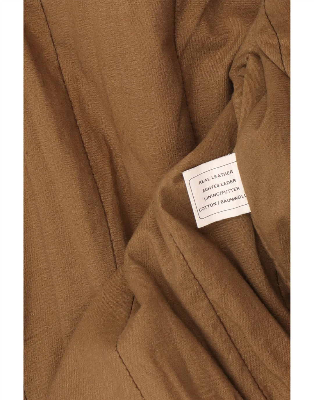 Outback Herre Læderjakke UK 42 XL Brun Læder