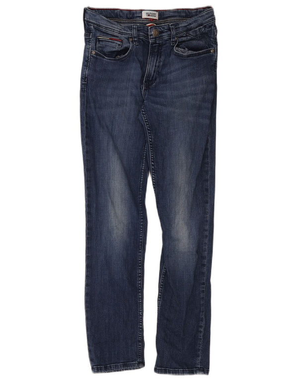 Tommy Hilfiger Boys Straight Jeans 13-14 år W30 L28 Blå