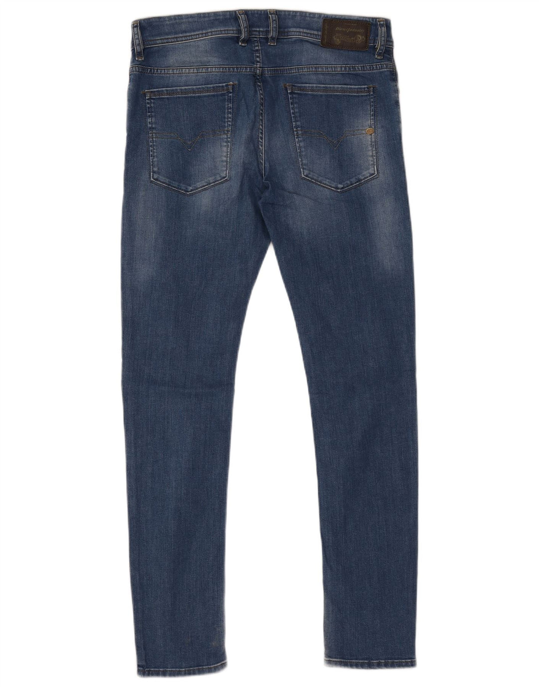 DIESEL Dame Sleenker Slim Skinny Jeans W32 L30 Blå Bomuld
