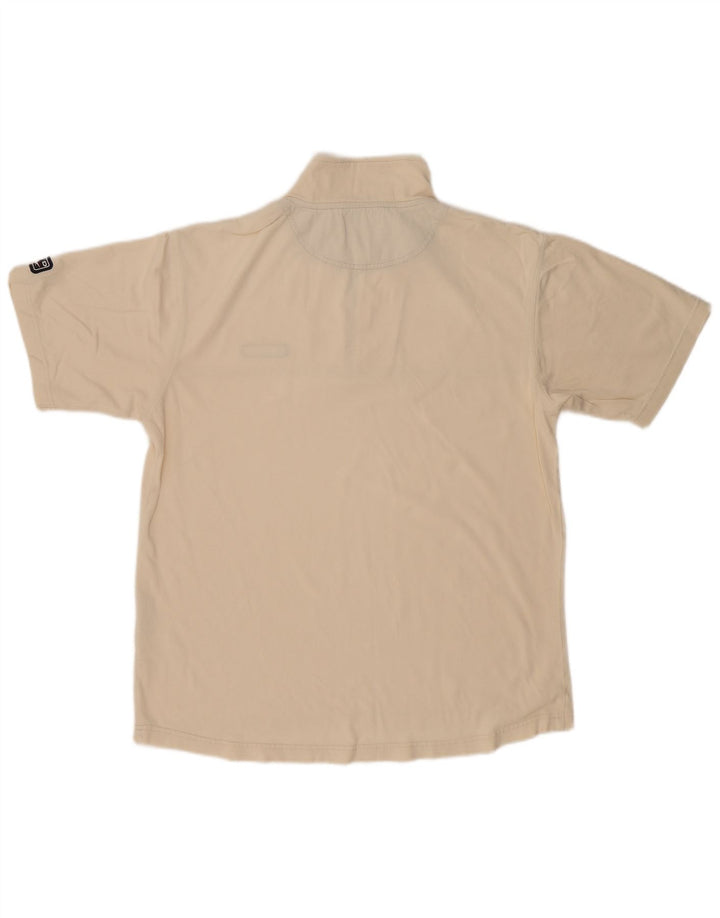 Reebok T-shirt med lynlås til mænd XL Beige