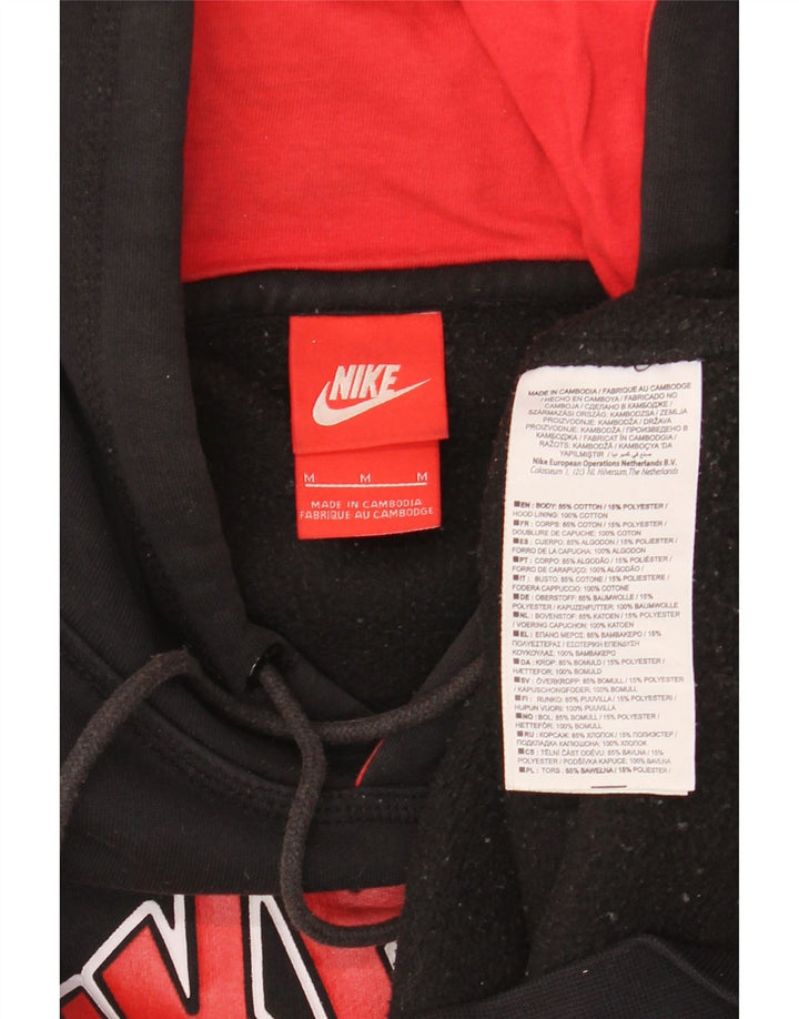 Nike Air Graphic hættetrøje til mænd mellem sort bomuld