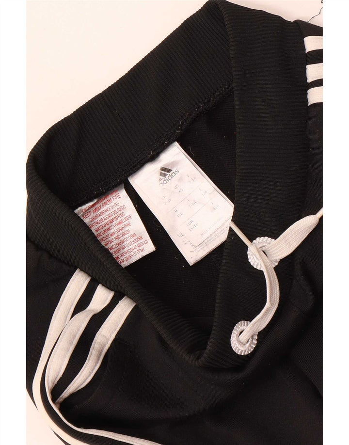 Adidas Drenge Træningsdragt Bukser Joggers 7-8 År Sort Polyester