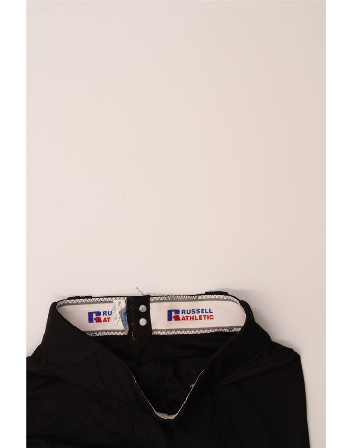 RUSSELL ATHLETIC Womens Capri Trousers UK 14 Medium W31 L18 Black Vintage Russell Athletic and Second-Hand Russell Athletic from Messina Hembry 