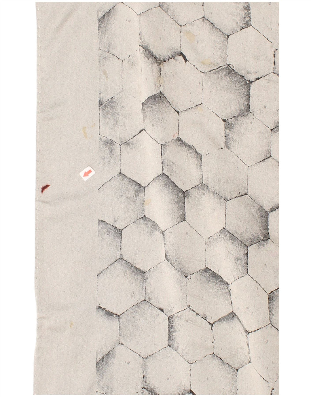 Vintage Herre geometrisk rektangel tørklæde One Size Grå Geometrisk Klassisk