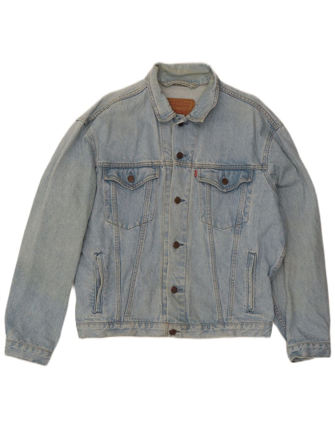 Levi's Herre denimjakke UK 38 Medium Blue