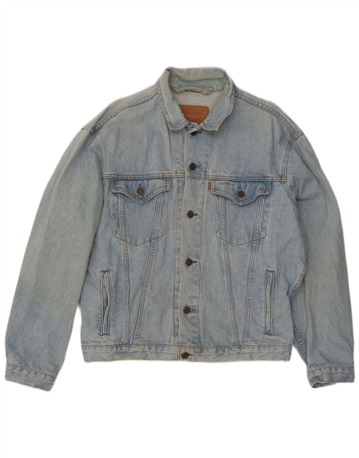 Levi's Herre denimjakke UK 38 Medium Blue