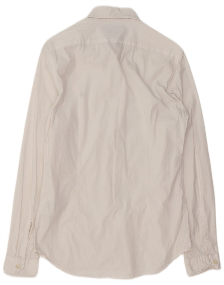 Replay Herre Regular Fit skjorte Medium hvid bomuld
