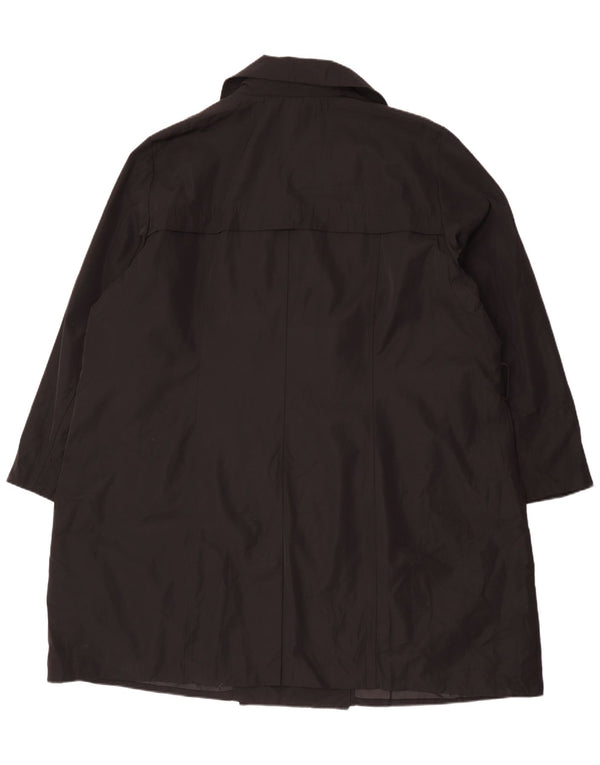 Marks & Spencer Womens Autograph Trench Coat UK 24 4XL Sort Polyester