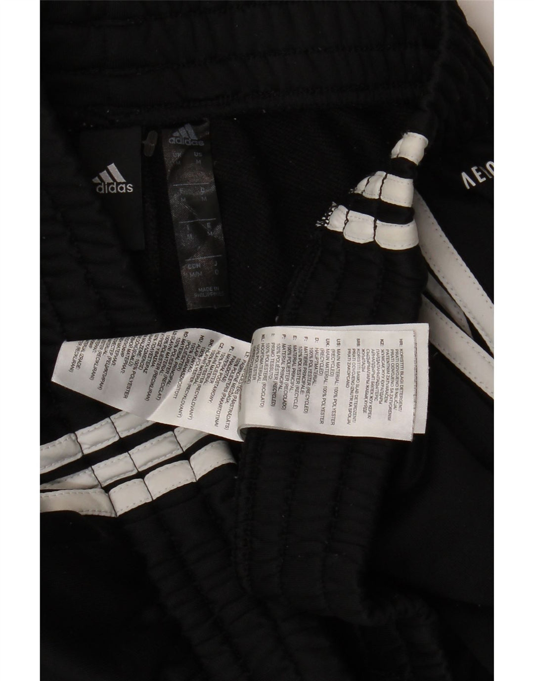 ADIDAS Aeroready træningsdragt bukser til mænd mellem sort polyester