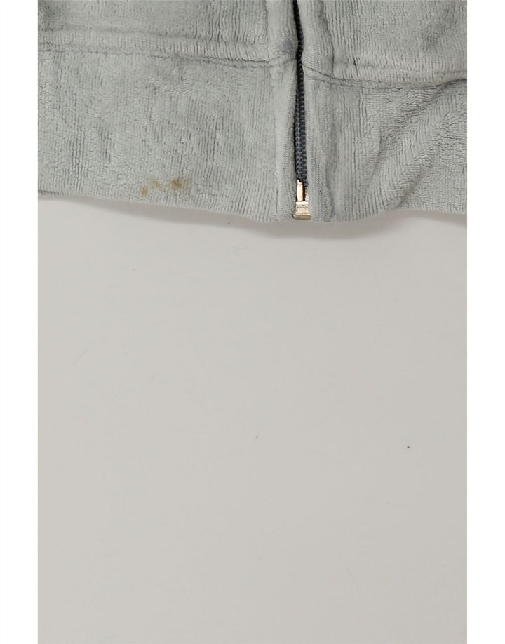 Champion kvinders velour træningsdragt topjakke UK 14 Medium Blue