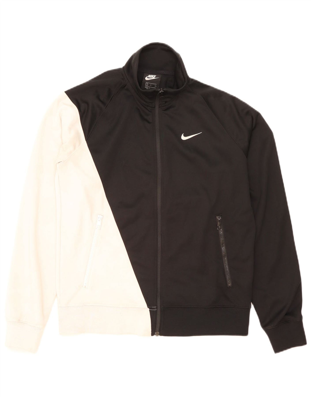 NIKE Grafisk træningsdragt topjakke til mænd Lille sort Colourblock Polyester