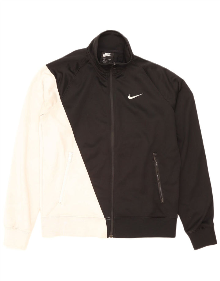 NIKE Grafisk træningsdragt topjakke til mænd Lille sort Colourblock Polyester