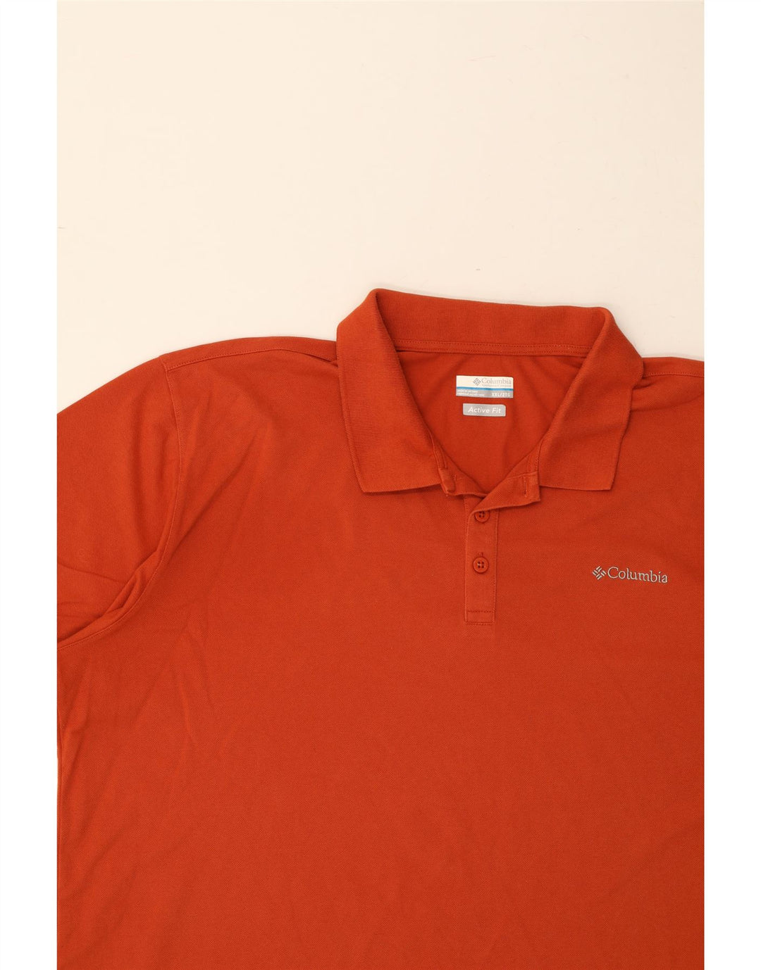 COLUMBIA Mens Active Polo Shirt 2XL Maroon Cotton Vintage Columbia and Second-Hand Columbia from Messina Hembry 