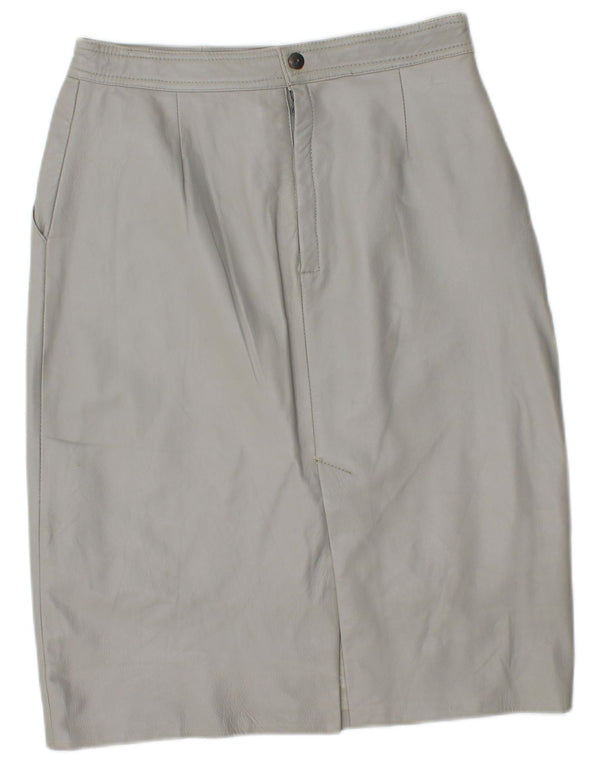 Vintage blyantnederdel til kvinder W28 mellemgrå