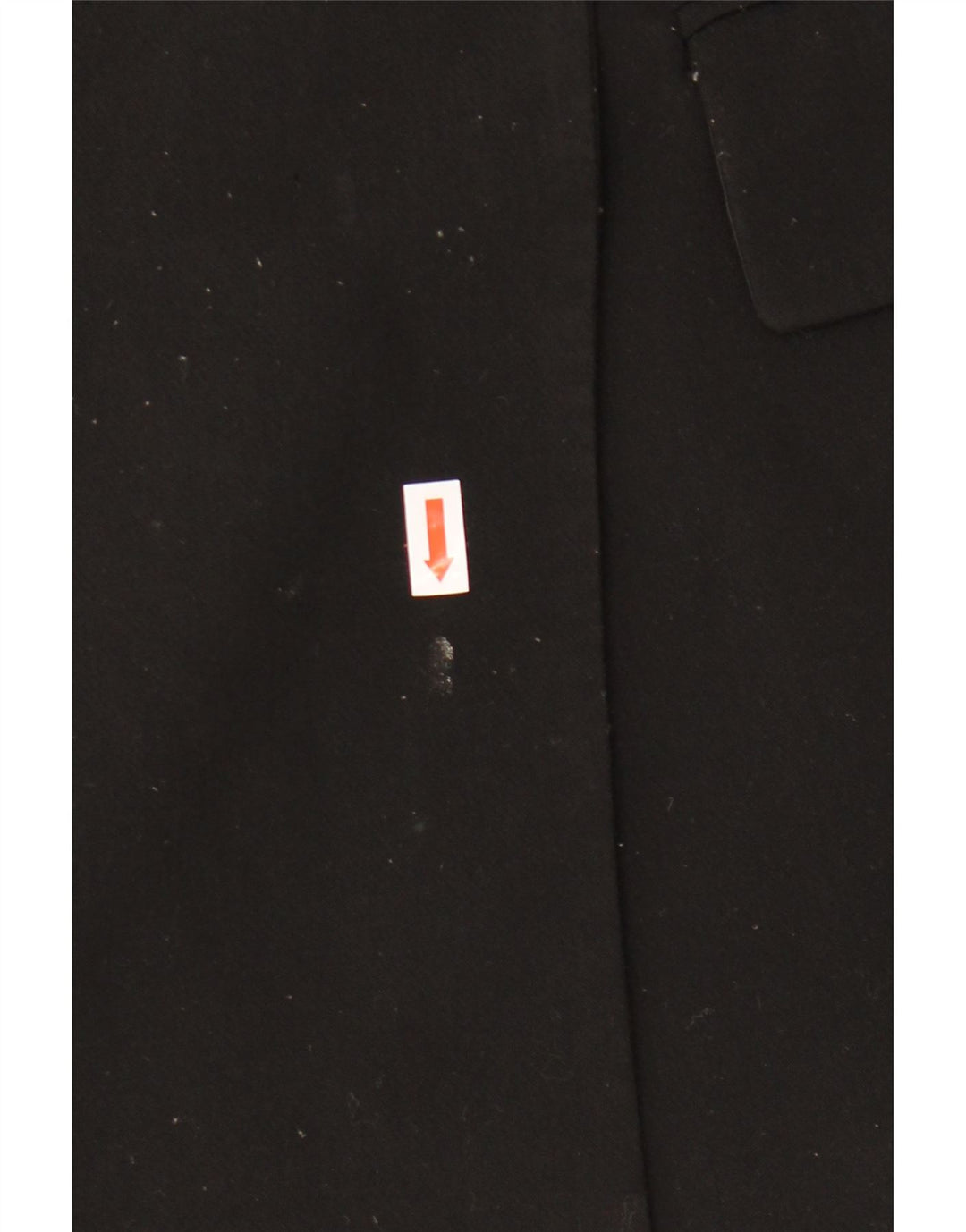 ZARA Dame Dobbeltradet Blazer Jacket UK 10 Small Black Polyester