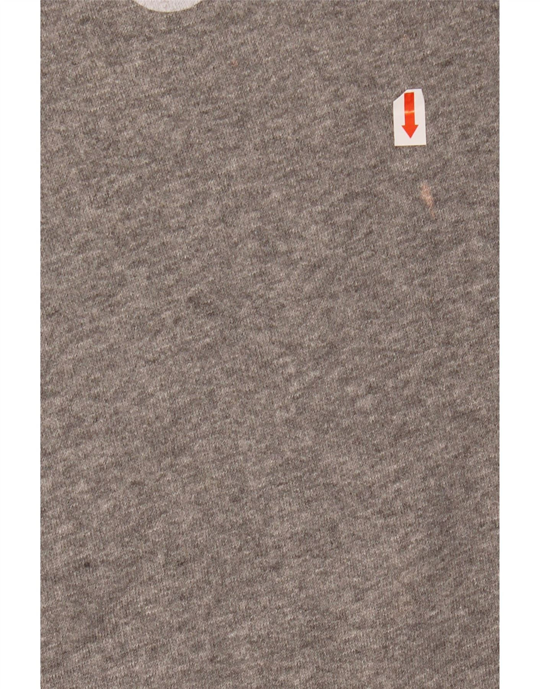 JACK WILLS Grafisk hættetrøje til kvinder UK 14 Stor grå bomuld