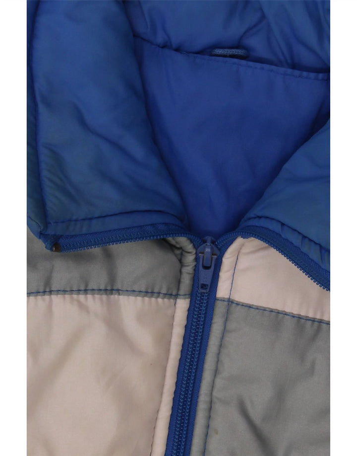 Brugi Dame Polstret Gilet IT 38 XS Blå Colourblock Polyamid