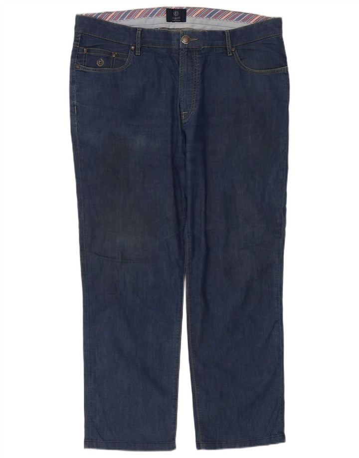Bugatti Dame Straight Jeans IT 54 2XL W38 L28 Navy Blue