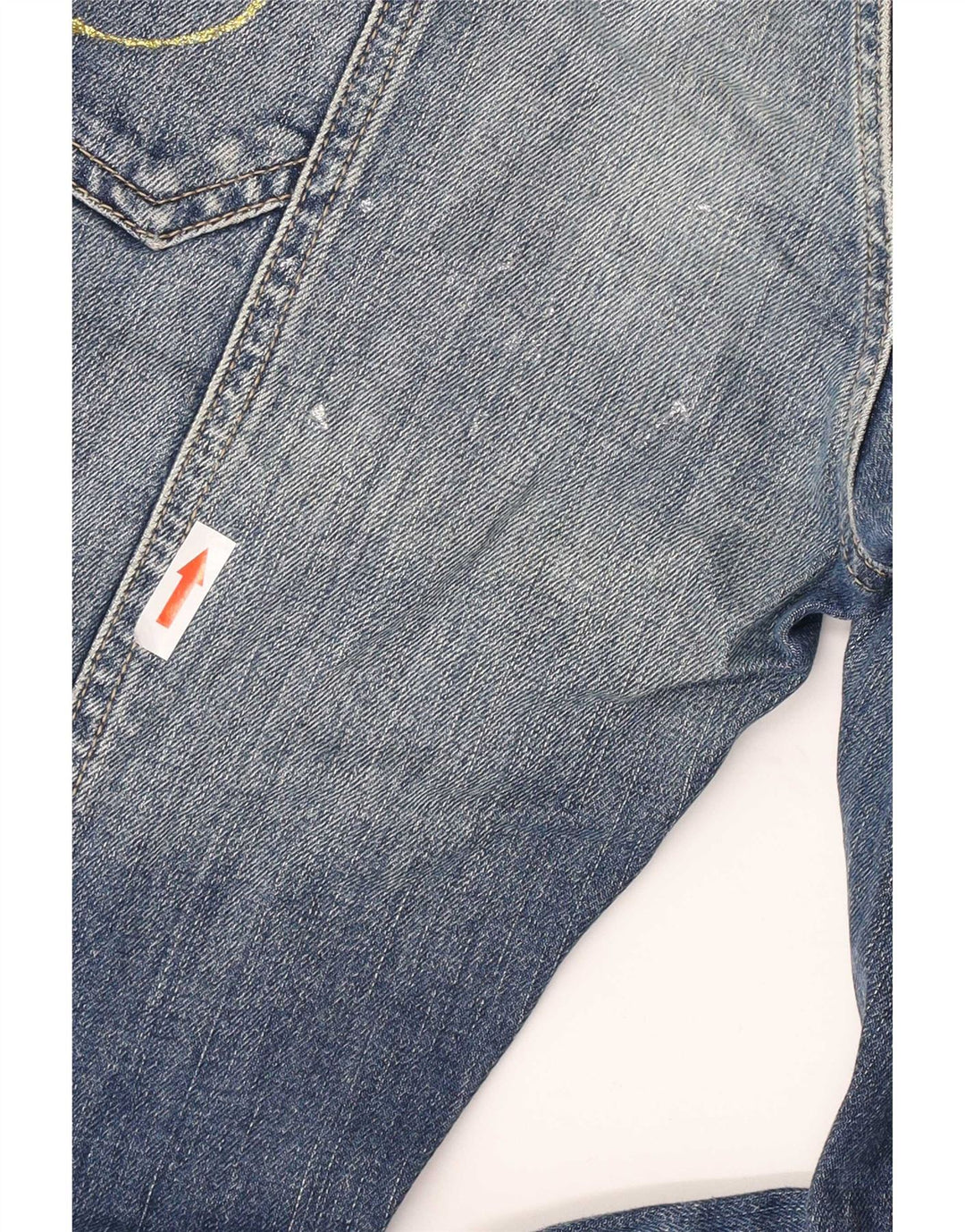 Vintage Dame Bootcut Jeans W28 L31 Marineblå