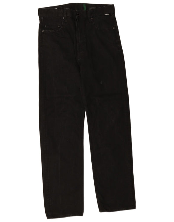 G-Star Herre Relaxed Fit Straight Jeans W30 L32 Sort Bomuld