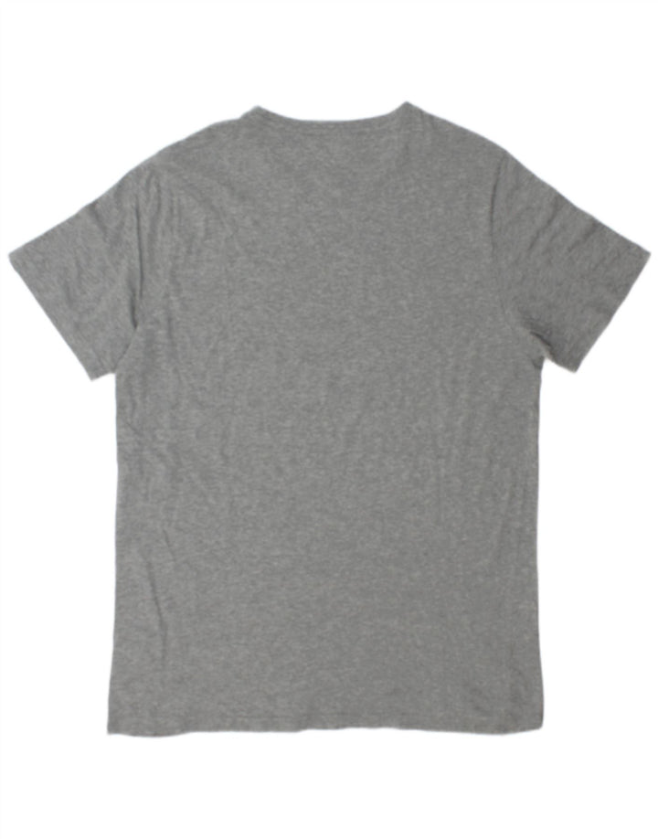 Puma Herre Grafisk T-Shirt Top XL Grå Bomuld