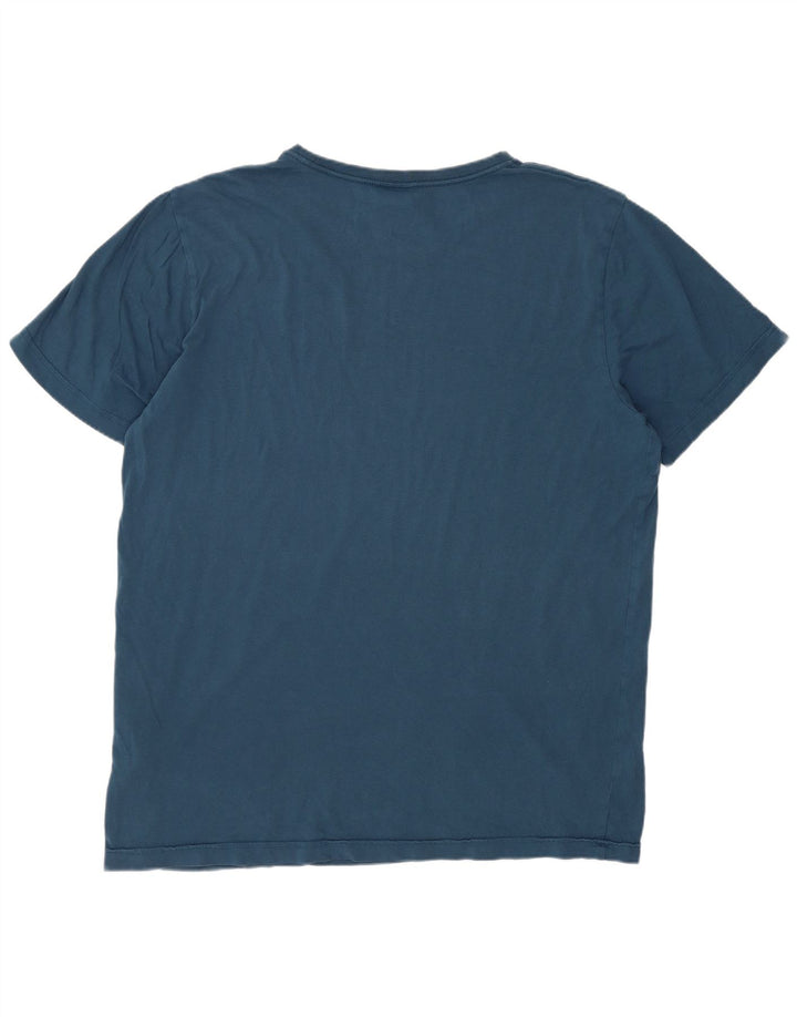 Puma Herre Grafisk T-Shirt Top Stor Blå