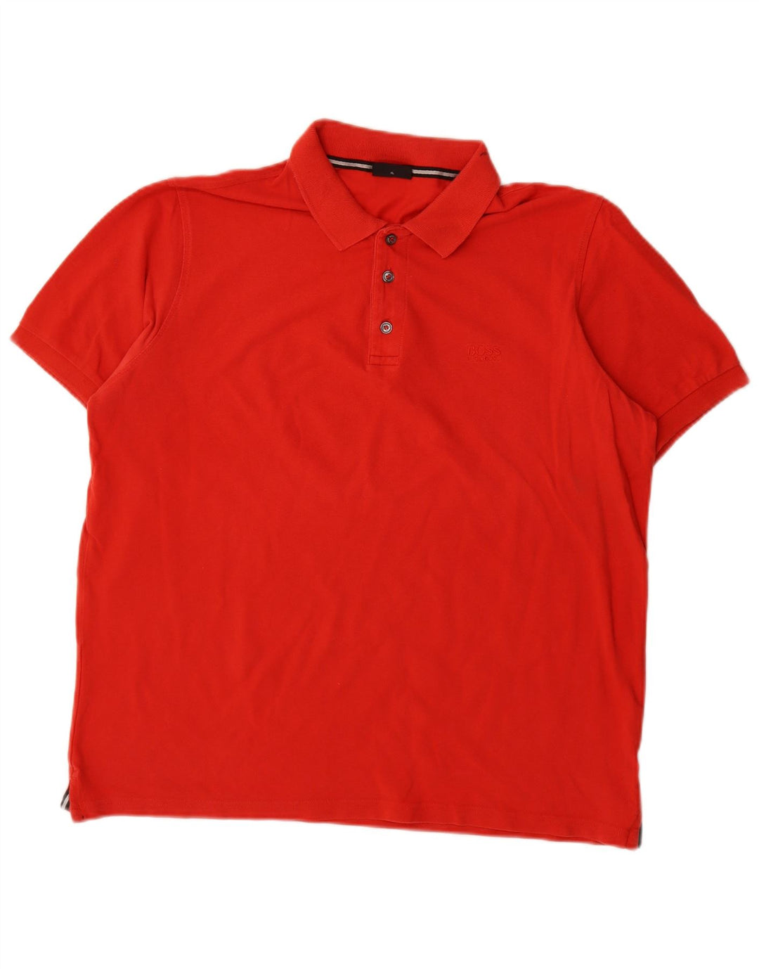 Hugo Boss Polo Shirt til mænd XL Rød Bomuld
