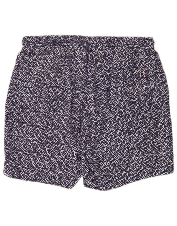 Napapijri Herre Geographic Badeshorts Medium Navy Blue Plettet