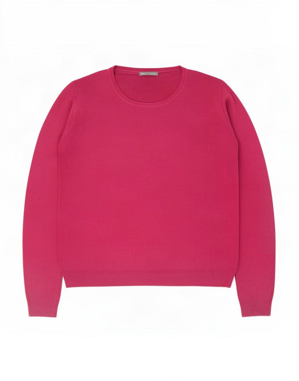 Marks & Spencer Dame Oversized Crew Neck sweater UK 16 Large Pink