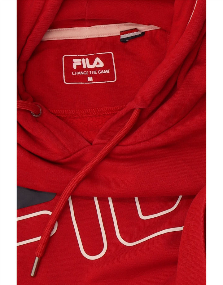 Fila Grafisk hættetrøje til mænd Medium Rød